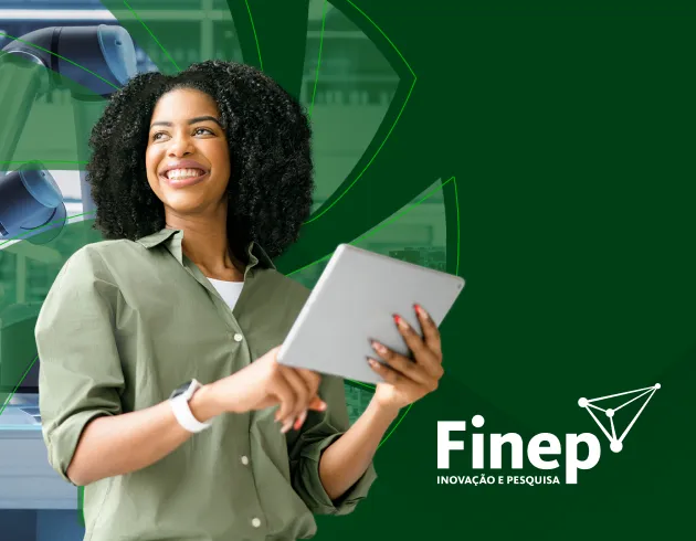  Associada do Sicredi. Logo Finep 