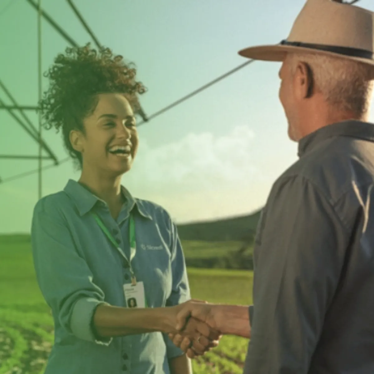  mulher colhendo sua safra 