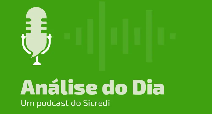  microfone do estúdio do podcast do sicredi análise do dia 