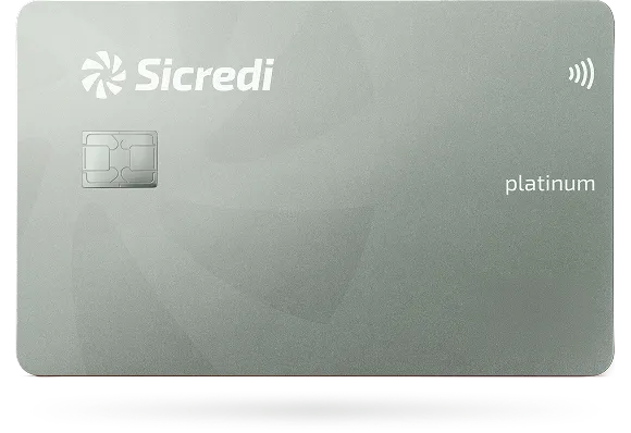  Imagem do Cartão Sicredi Platinum 