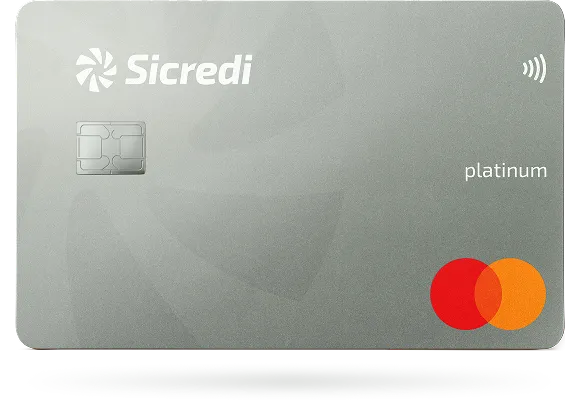  Imagem do Cartão Sicredi Platinum 